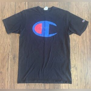 Vintage Champion logo T shirt.